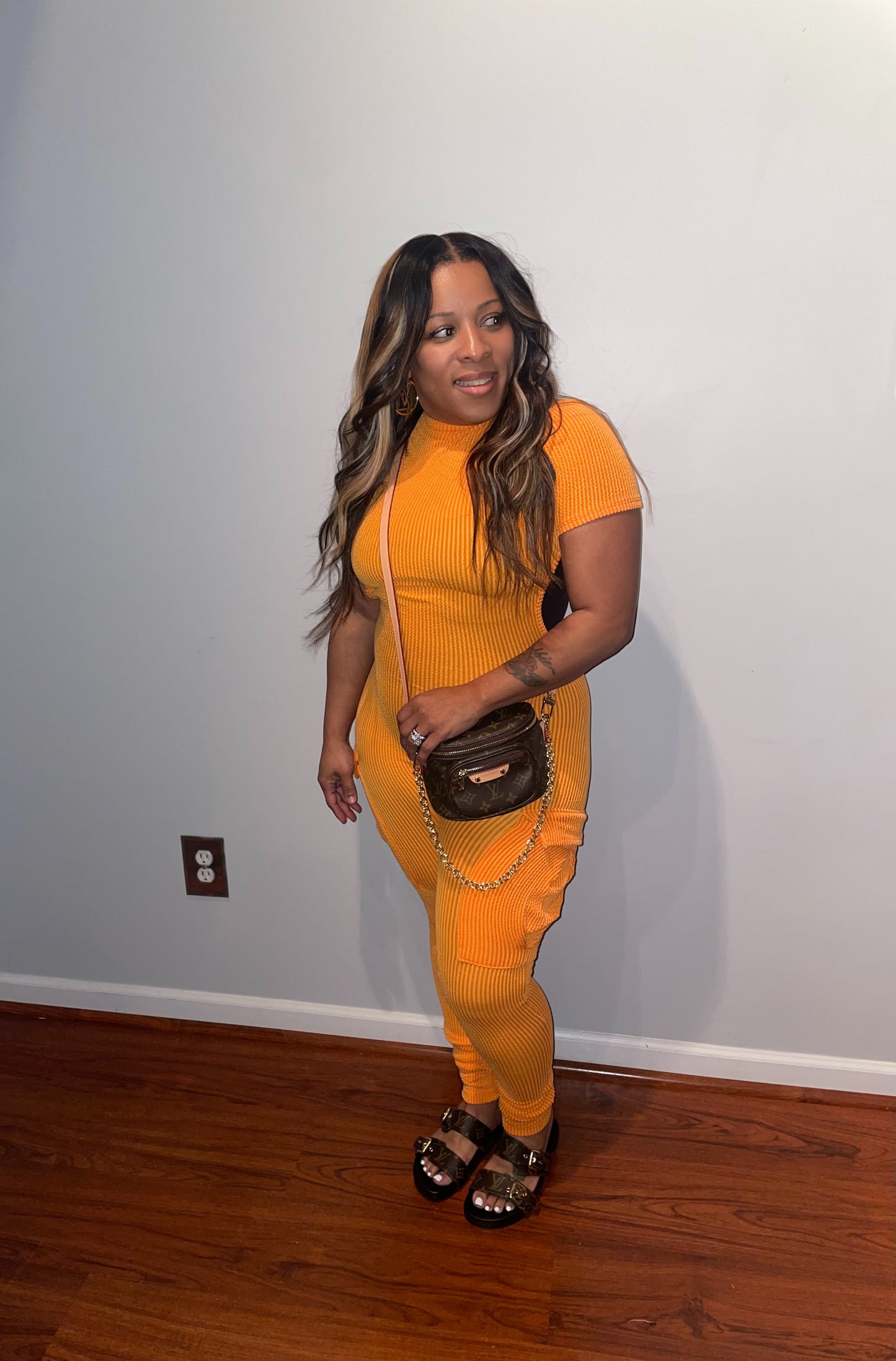 Orange Backout Jumpsuit