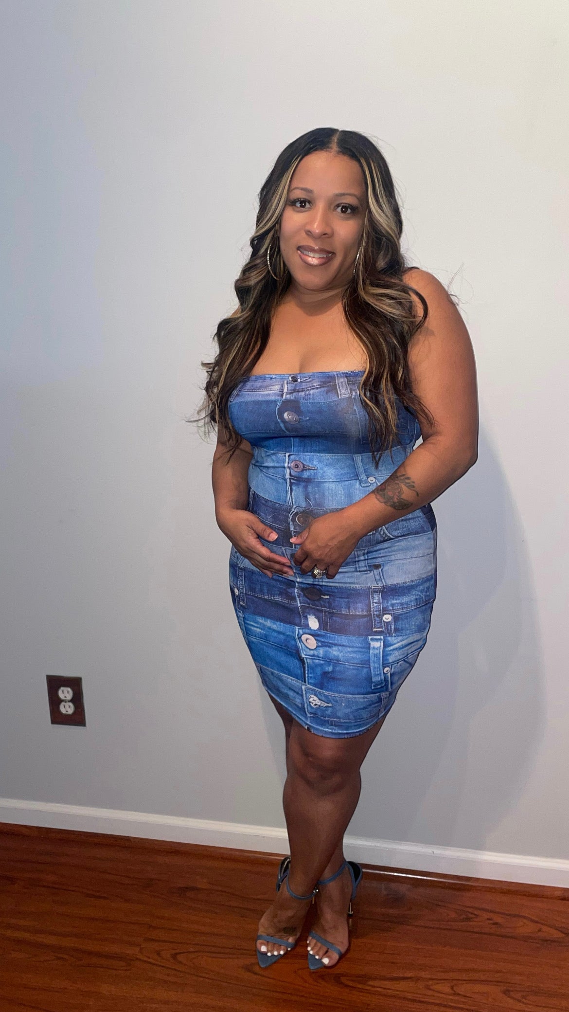 Denim Look Alike Dress