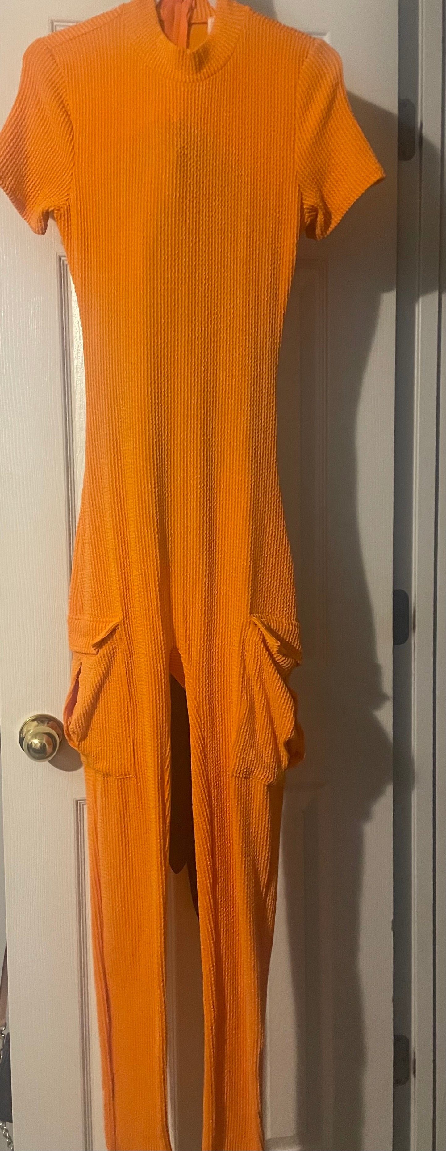 Orange Backout Jumpsuit