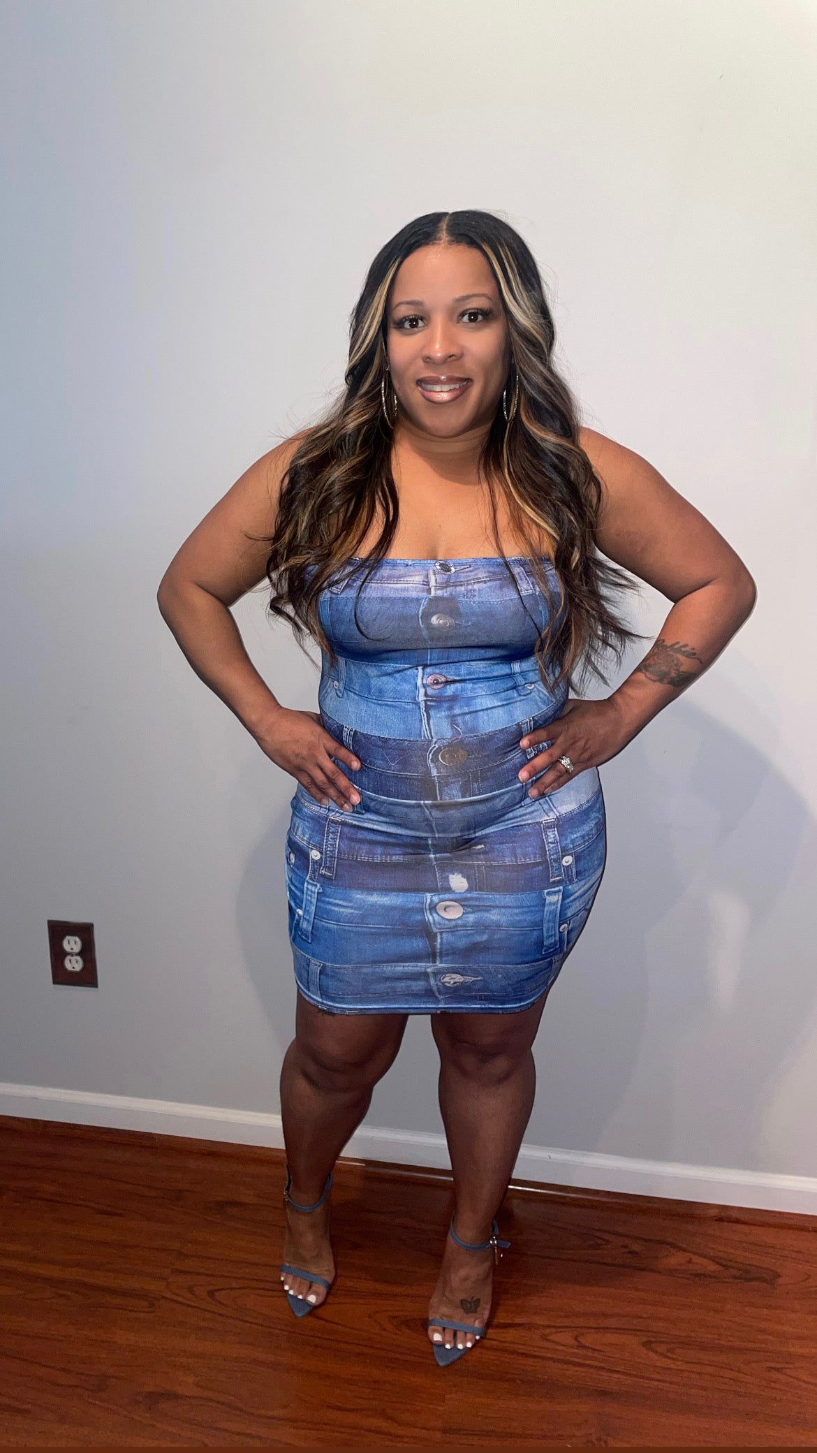 Denim Look Alike Dress