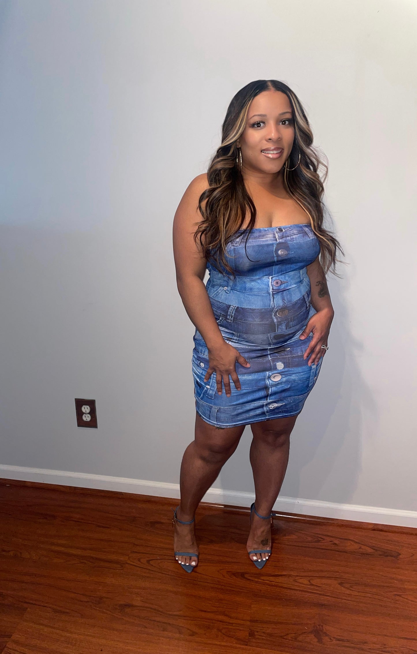 Denim Look Alike Dress