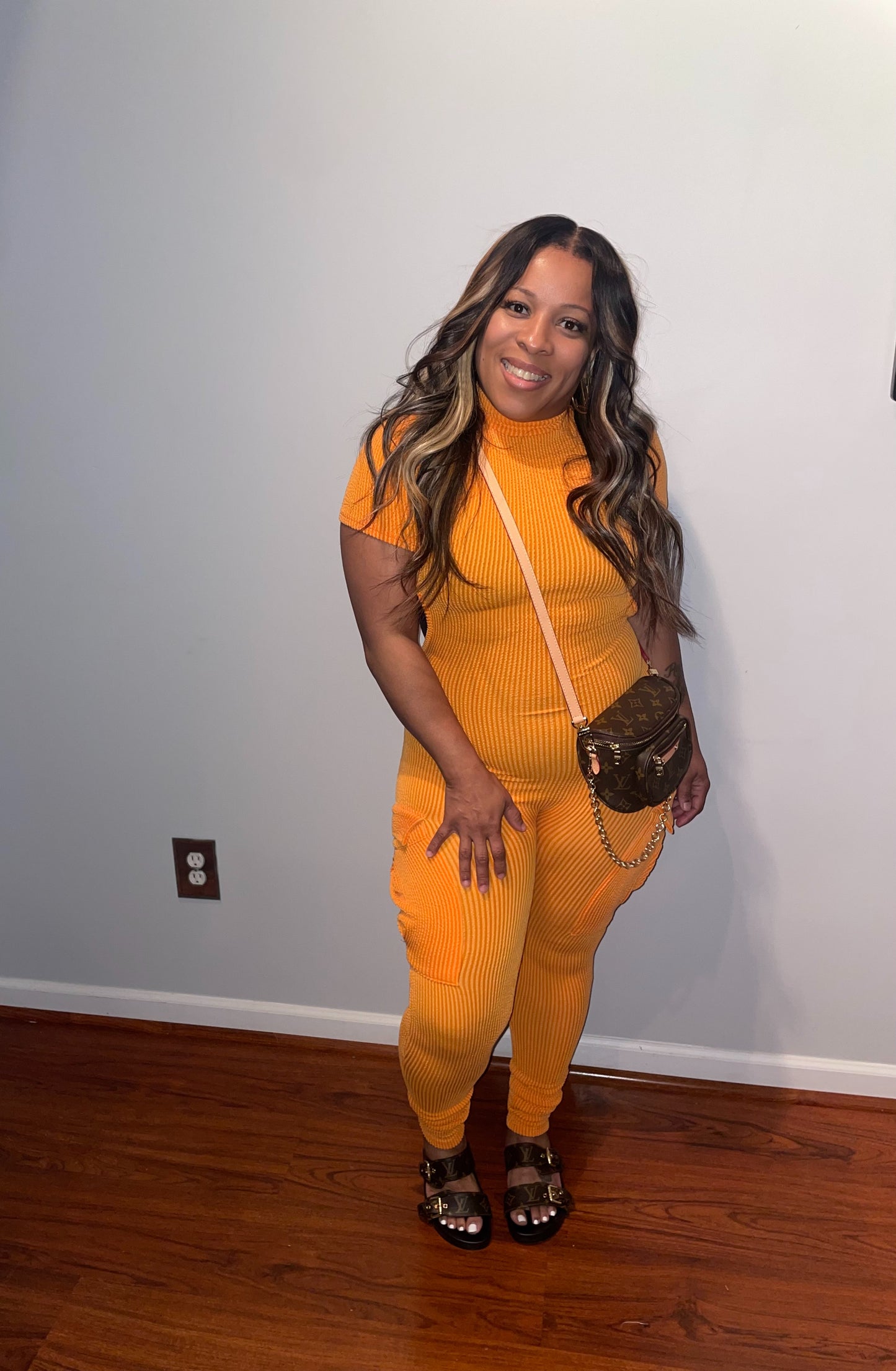 Orange Backout Jumpsuit