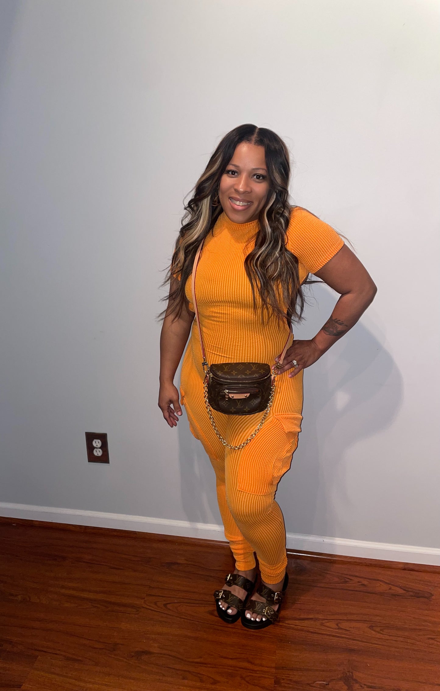 Orange Backout Jumpsuit