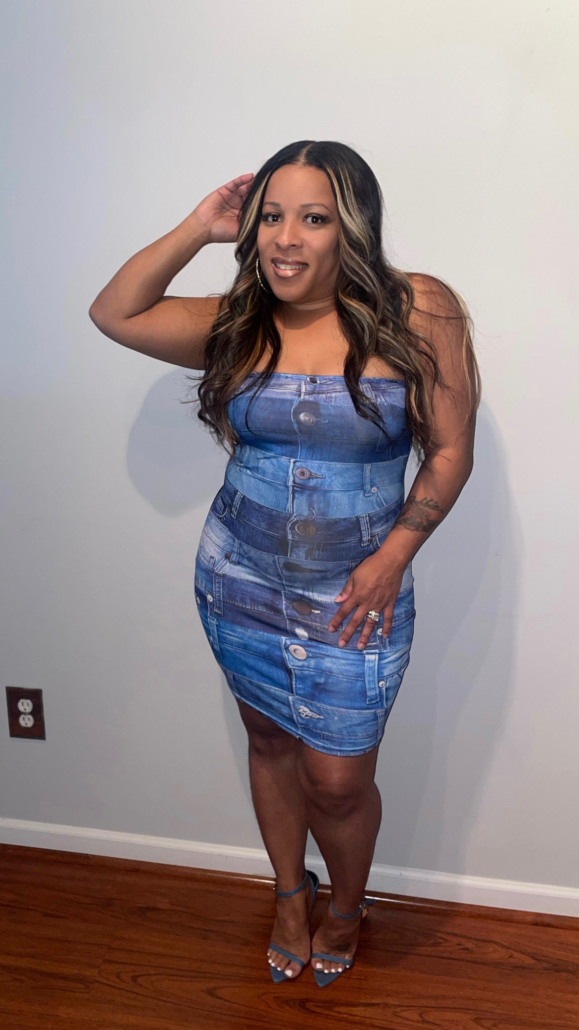 Denim Look Alike Dress