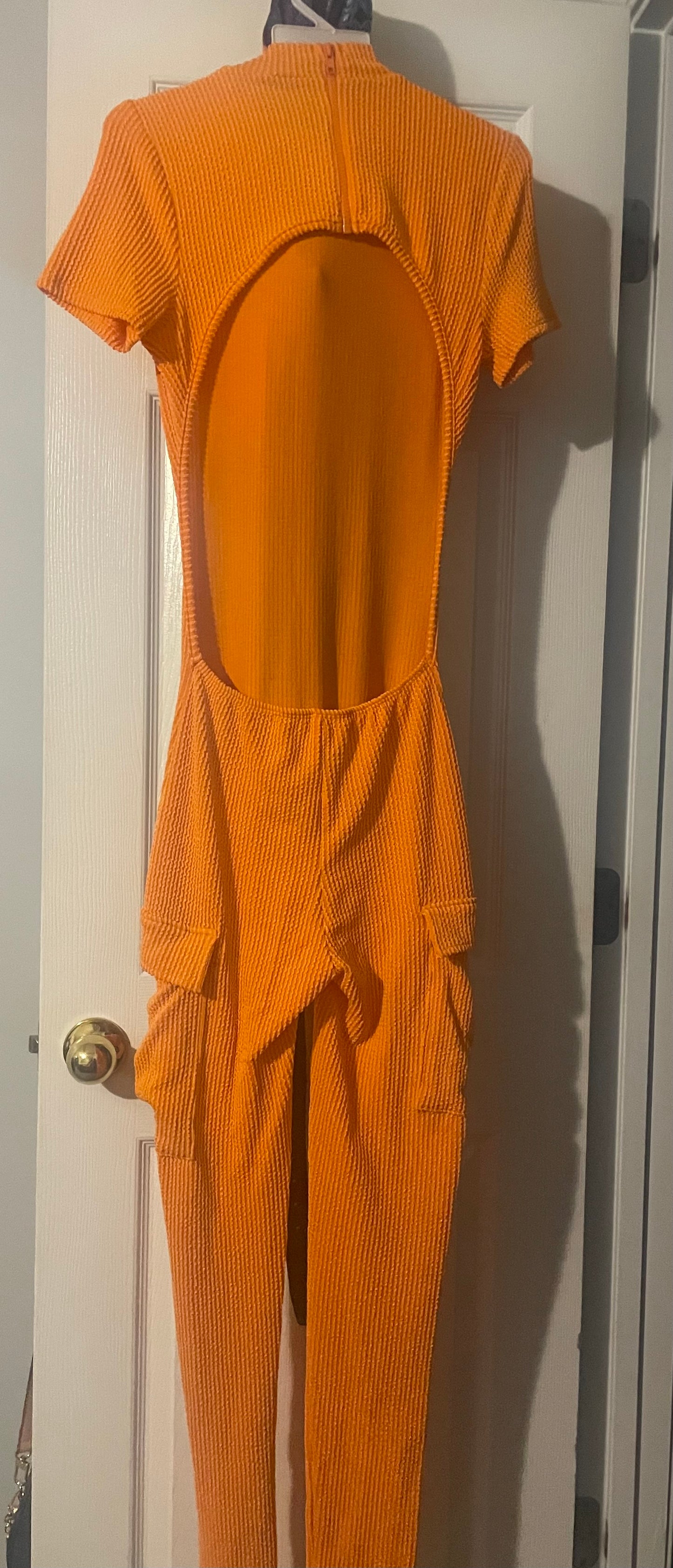 Orange Backout Jumpsuit