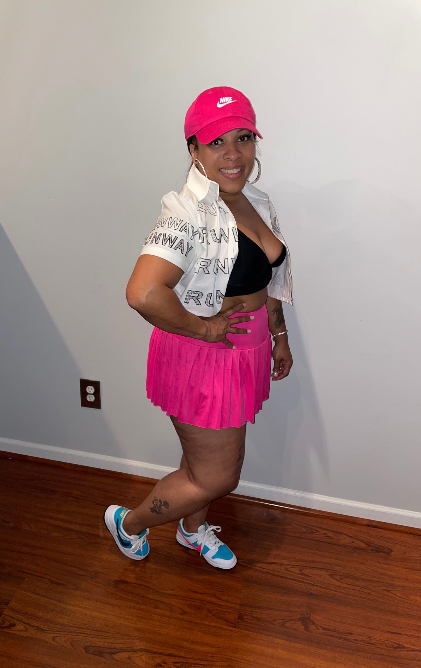 Hot Pink Tennis Skirt