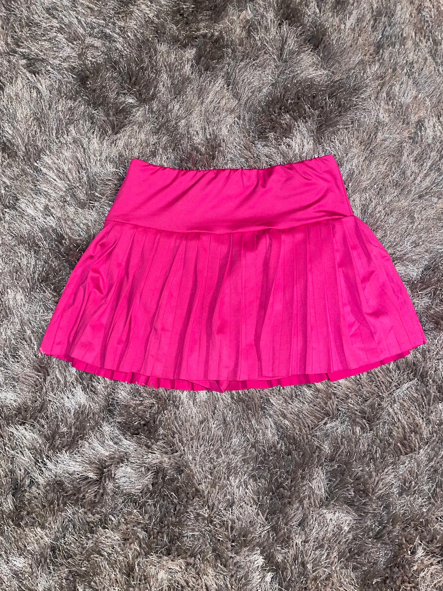 Hot Pink Tennis Skirt